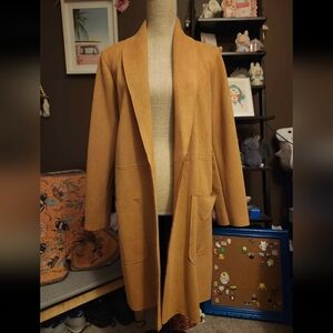 Zara Faux Suede Trench